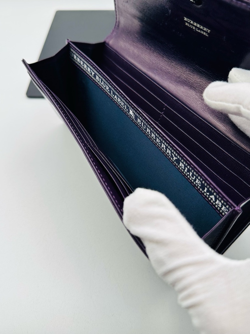 Burberry Quilted Patent Leather Wallet - Picture 6 of 12